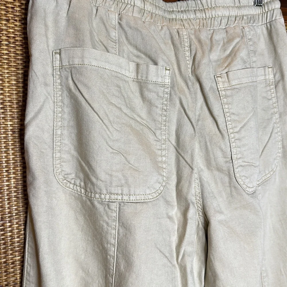 We The Free Wideleg Drawstring Jeans Stone/Neutral Large